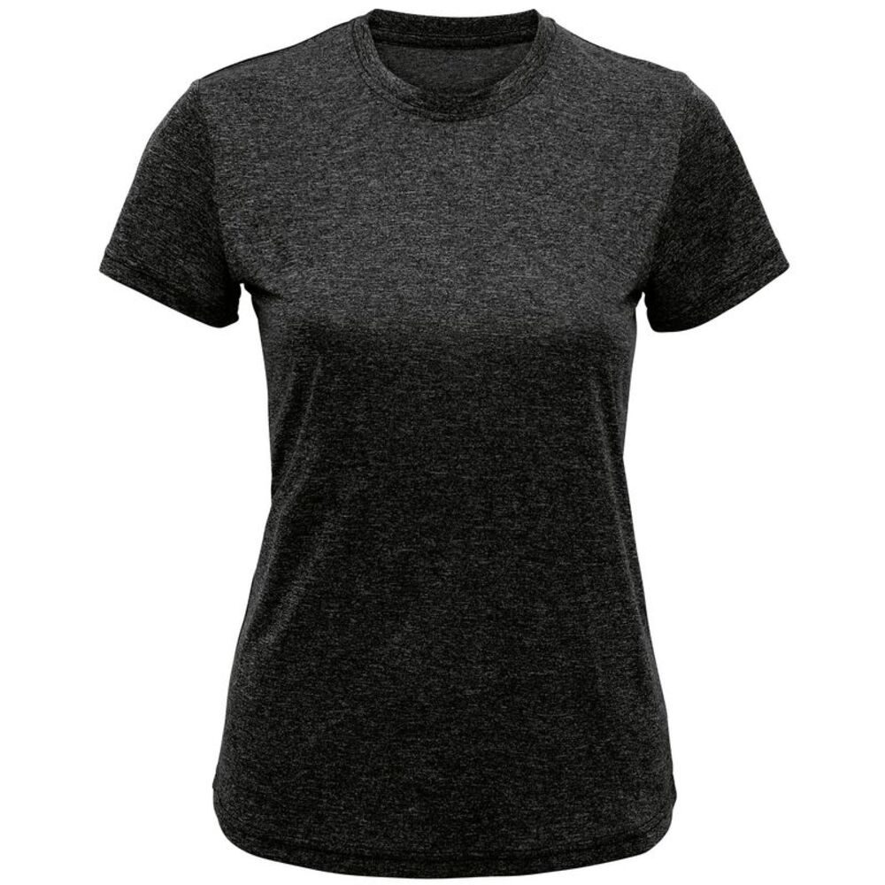 TriDri Womens/Ladies Melange T-Shirt / Black Melange